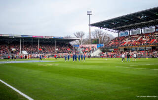 Das LEAG Energie Stadion in Cottbus, Heimstätte des Drittligisten FC Energie Cottbus (picture alliance/dpa | Julius Frick)
